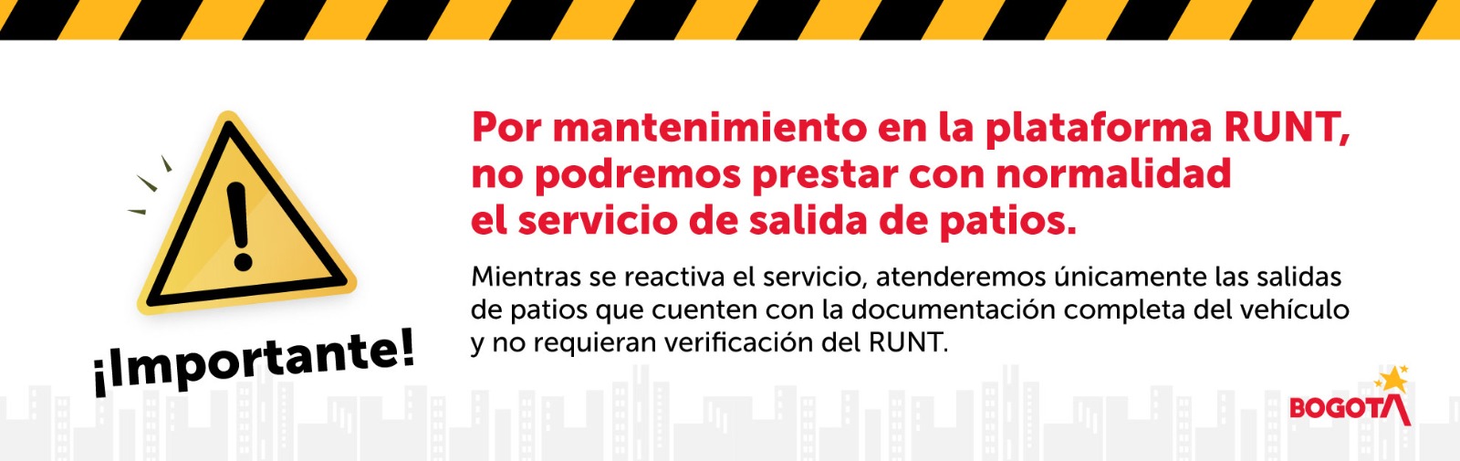 Mantenimiento RUNT 21 marzo 2026