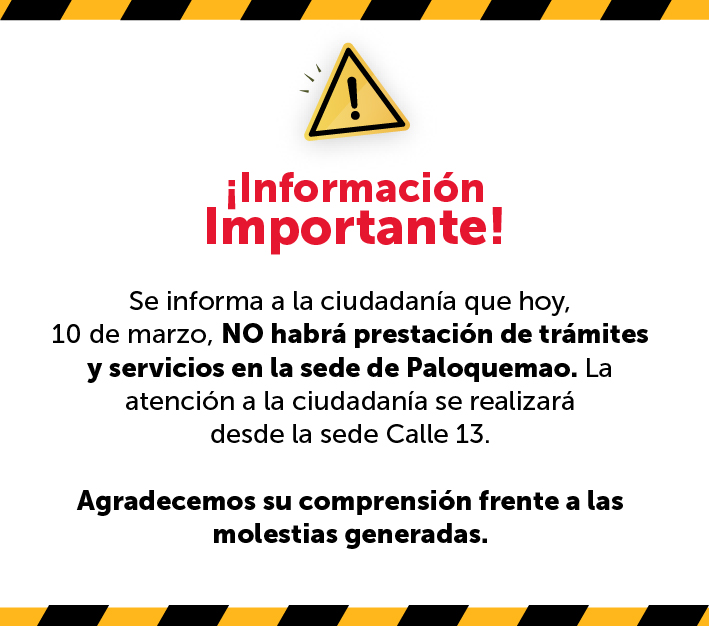 Información importante