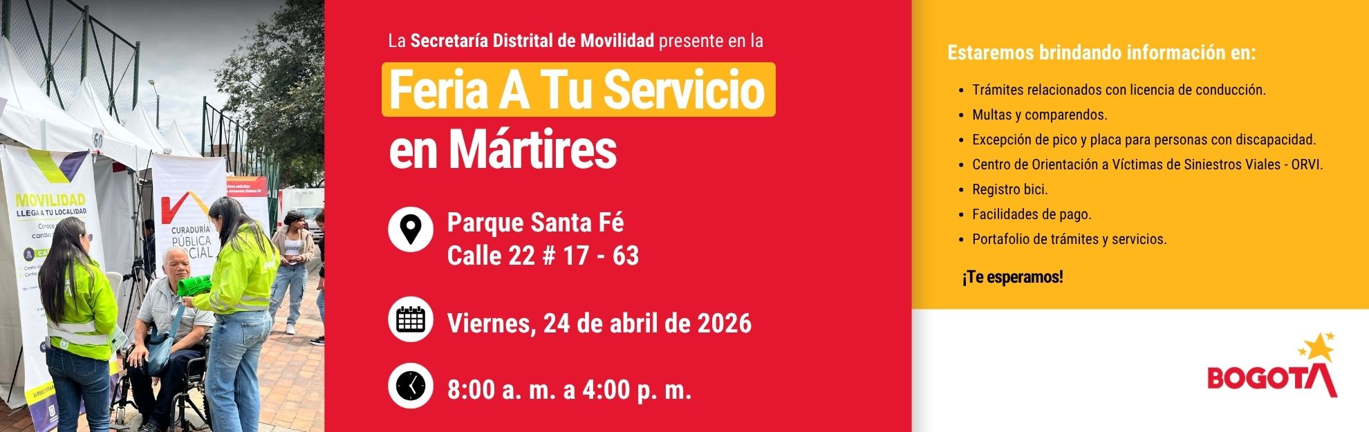 Feria A Tu Servicio, que se llevará a cabo en la localidad de Mártires, el próximo 24 de abril