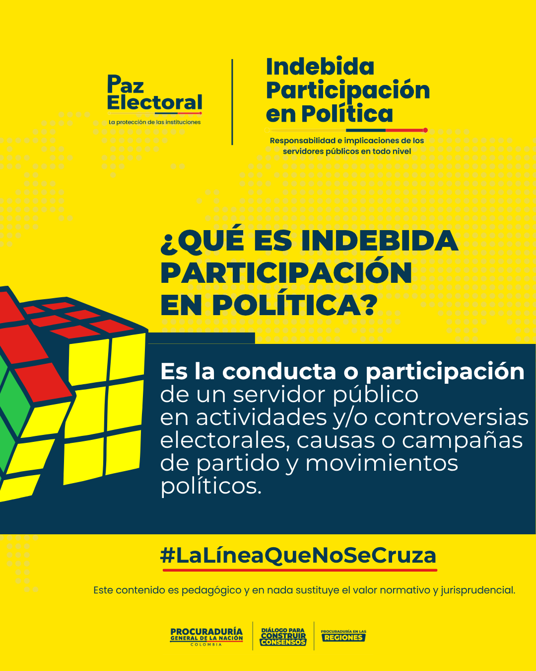 Que es indebida participación en política