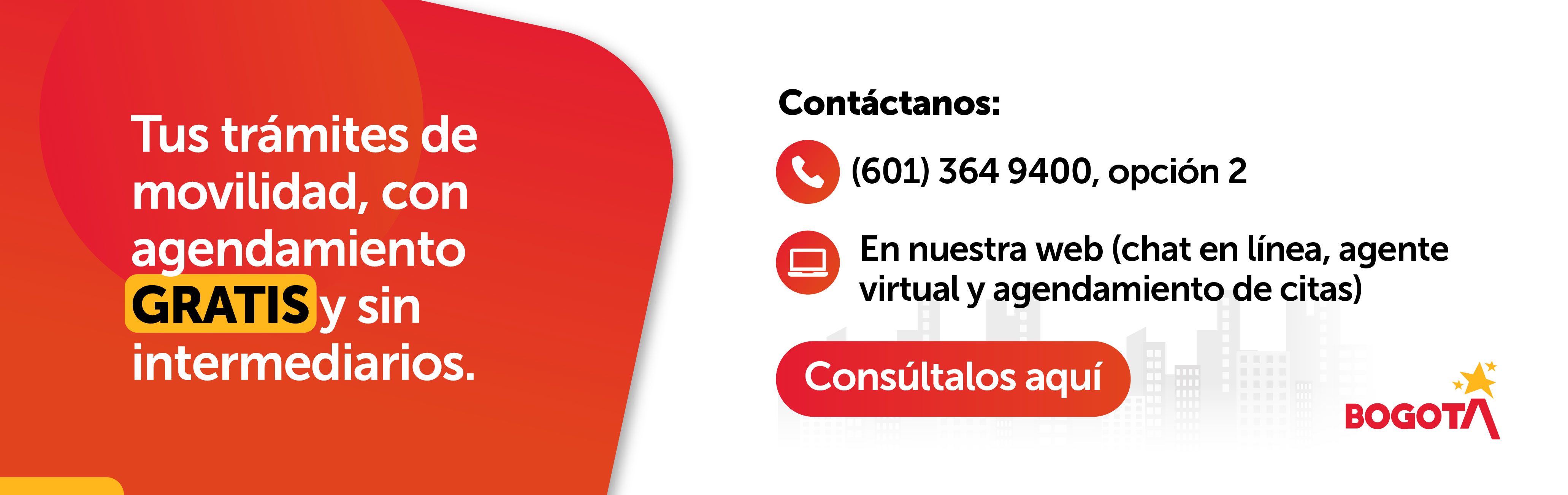 Tus trámites de movilidad con agendamiento gratis y sin intermediarios