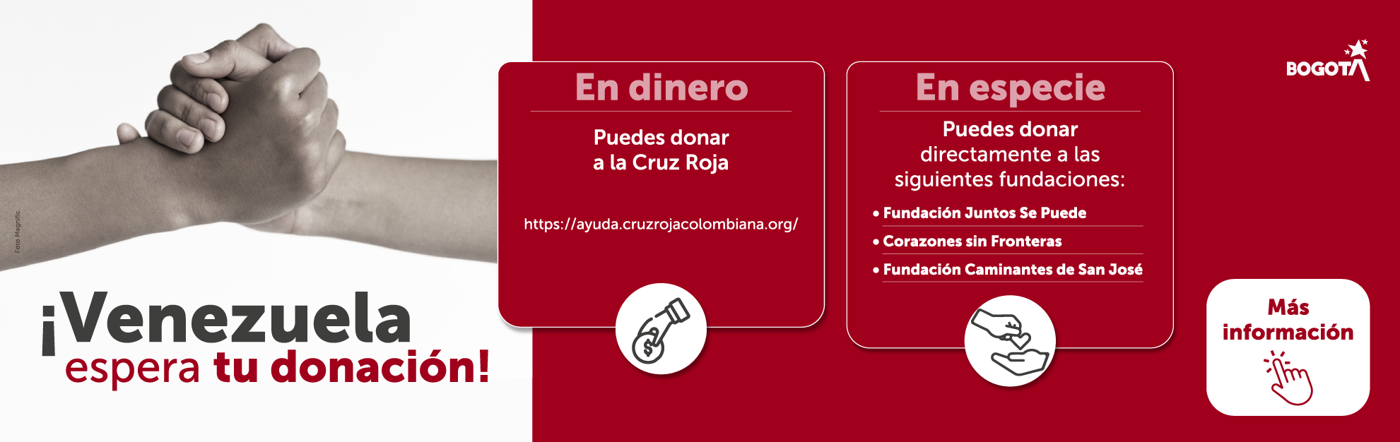 ¡Venezuela espera tu donación!