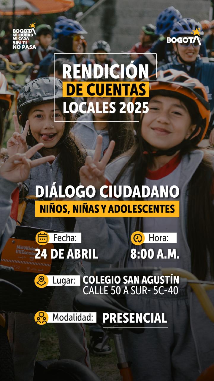 Imagen invitación audiencia pública - Niños