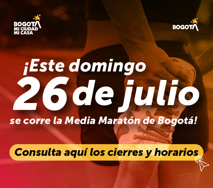 Bogotá activa plan especial de movilidad para la Media Maratón