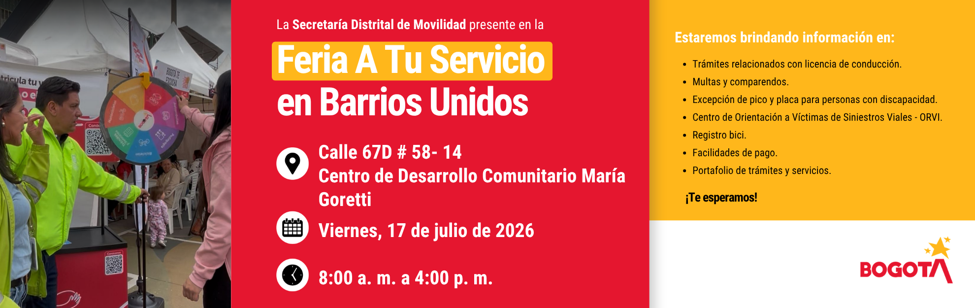 Feria A Tu Servicio en la localidad de Barrios Unidos