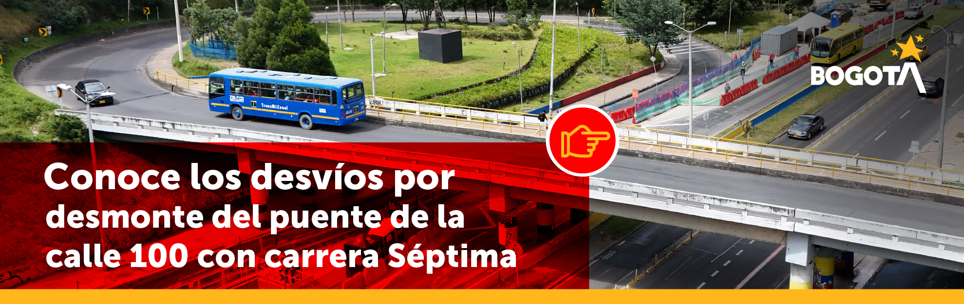 Avanzan obras en el Corredor Carrera Séptima