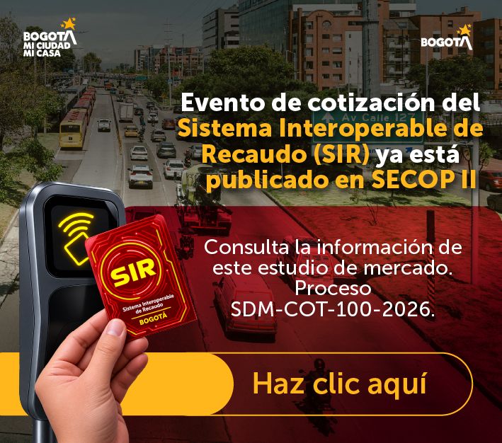 Evento de cotización del SIR en SECOP II