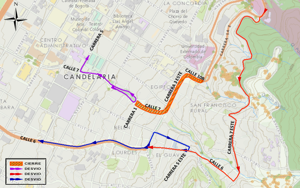 Conozca los cierres viales y desvíos por la “CELEBRACIÓN DE LOS REYES MAGOS 2026”