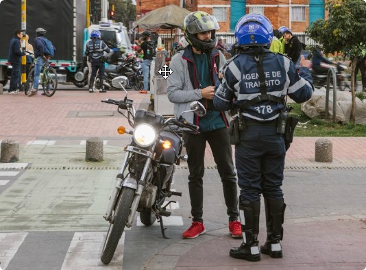 Foto: operativo de control - SDM