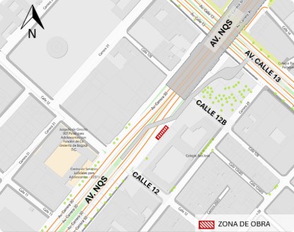 Mapa 1. Zona de obra.