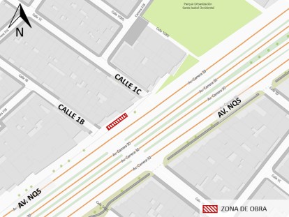 Mapa 1. Zona de obra.