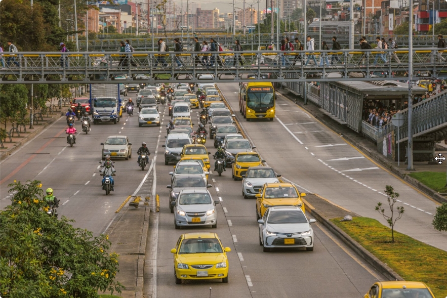 La medida aplica para los 9 corredores de ingreso a la ciudad. Foto: Comunicaciones Movilidad.