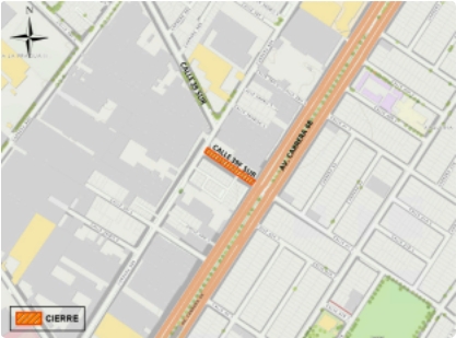 Mapa 1. Zona de obra. 