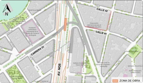 Mapa 1. Zona de la Obra