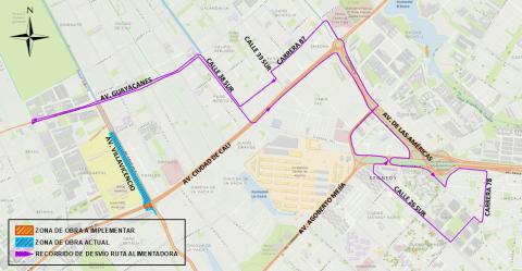 Conozca el cierre de la Av. Cali con Av. Villavicencio