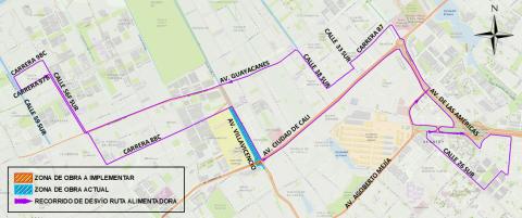 Conozca el cierre de la Av. Cali con Av. Villavicencio