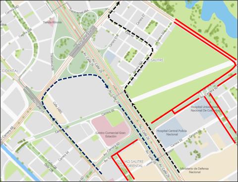 Conozca los cierres y desvíos viales por la “MARATÓN VCHALLENGES 42K”