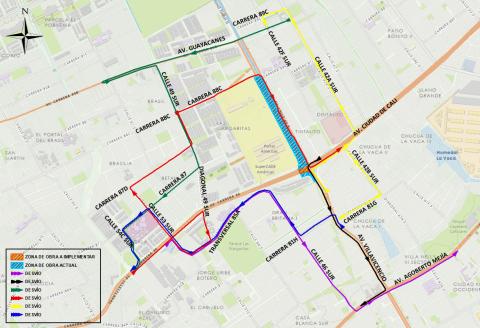 Conozca el cierre de la Av. Cali con Av. Villavicencio
