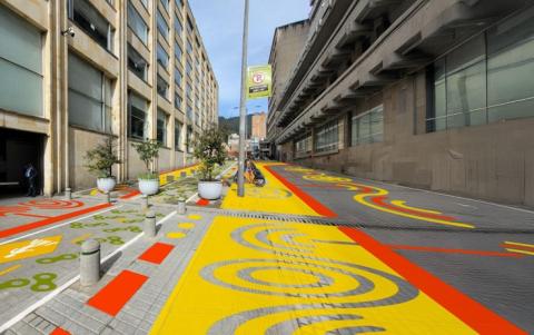 La Carrera Séptima se transforma con nueva señalización y espacios para peatones