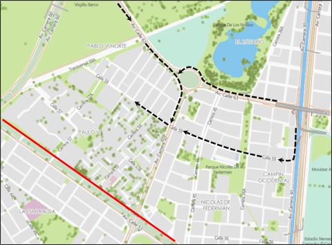 Conozca los cierres y desvíos viales por la “MARATÓN VCHALLENGES 42K”