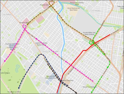 Conozca los cierres y desvíos viales por la “MARATÓN VCHALLENGES 42K”