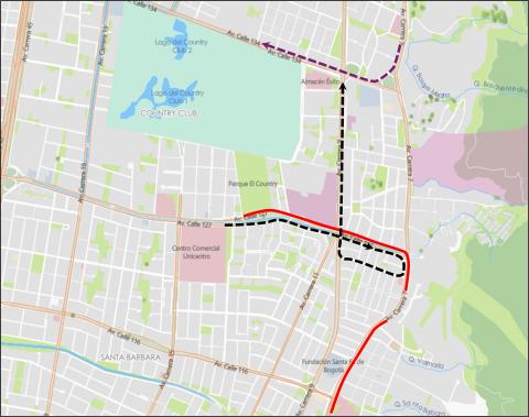 Conozca los cierres desvíos viales por “UCI GRAN FONDO WORLD SERIES BOGOTÁ”