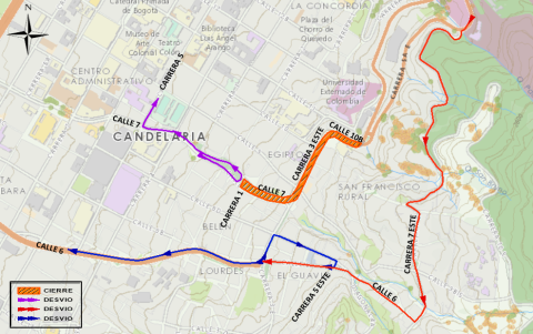  Conozca los cierres viales y desvíos por la “CELEBRACIÓN DE LOS REYES MAGOS 2026”