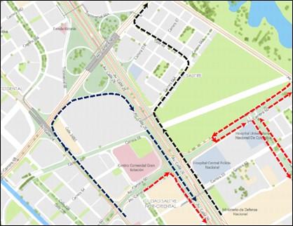 Conoce los cierres y desvíos viales  por  “CARRERA DE LAS ROSAS”
