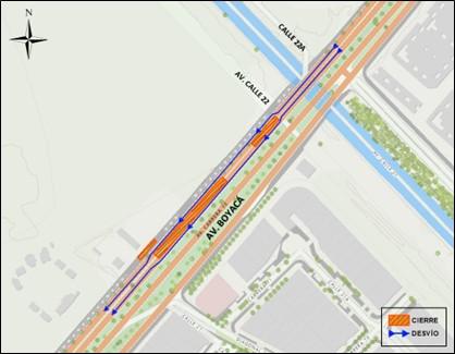 Conozca el cierre de dos carriles de la Av. Boyacá entre la Av. Calle 22 y calle 21, sentido norte -sur 