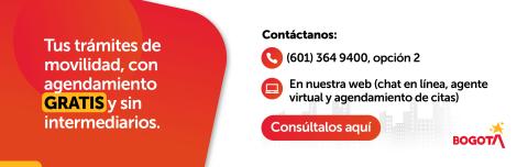 Tus trámites de movilidad con agendamiento gratis y sin intermediarios