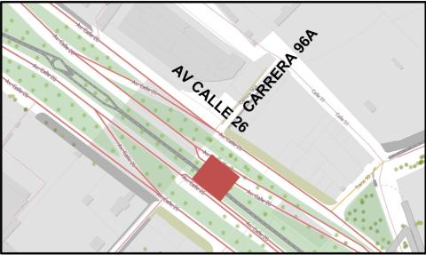 Conozca el cierre de un carril en sentido oriente-occidente de la Av. Calle 26 con carrera 96A