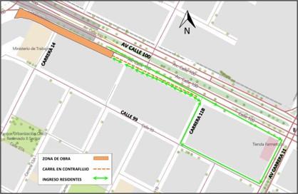 Conozca el cierre de la conectante Sur - Oriente de la Av. calle 100 entre Av. Carrera 15 y Carrera 13