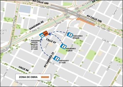 Conozca el cierre de la conectante Sur - Oriente de la Av. calle 100 entre Av. Carrera 15 y Carrera 13