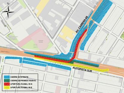 Conozca el cierre total de carriles BRT en ambos sentidos en la zona del deprimido - Autopista Sur por carrera 68