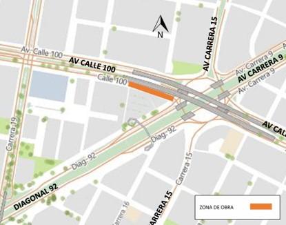 Conozca el cierre de la conectante occidente -Sur de la Av. calle 100 entre la carrera 17 y la Av. carrera 15
