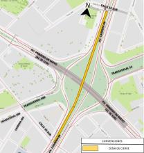 Conozca el cierre de la Av. Carrera 68 entre calles 22 Sur y 30 Sur, en sentido Norte - Sur