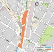 Conozca el cierre de la calzada mixta y exclusiva de la Av. Caracas entre calle 76 y Av. Calle 80