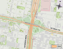 Conozca el cierre por carriles sobre el puente vehicular de la Av. Calle 170 por Autopista Norte, en sentido Occidente - Oriente
