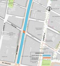 Mapa 1. Zona del cierre 