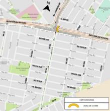 Mapa 1. Zona de obra. 