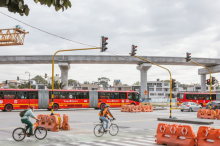 Foto: Transmilenio y la construcción del Metro de Bogotá. Comunicaciones SDM.