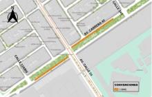 Mapa 1. Zona de obra. 