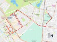Mapa 1 – Recorrido Carrera por Los Héroes
