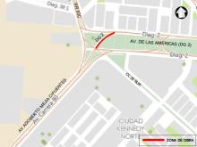 Conozca el cierre de un carril de la conectante oriente – sur de la Av. Américas con Av. Agoberto Mejía 