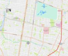 Mapa 1 – Recorrido Carrera Adidas Splits 14K