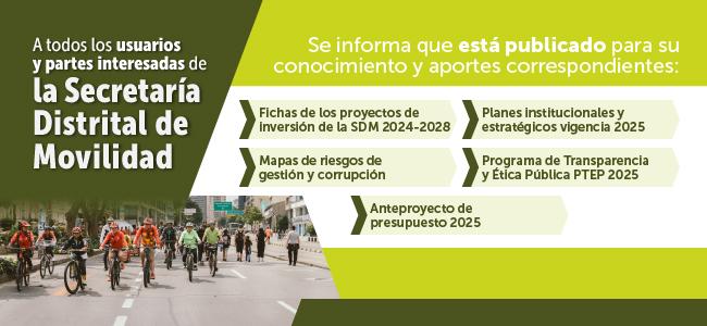 A todos los usuarios y partes interesadas...