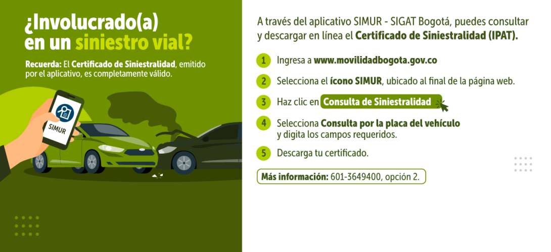 imagen ¿Involucrado(a) en un siniestro vial?