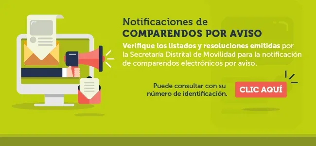 Notificaciones de comparendos electrónicos