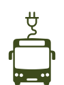 Icono de bus electrico