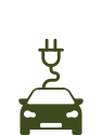Icono de carro eléctrico